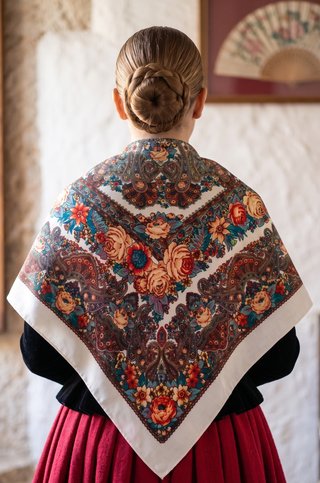 Pañoleta Mantón Baturra Multicolor