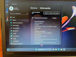 Lenovo i7 7ª Gen SSD
