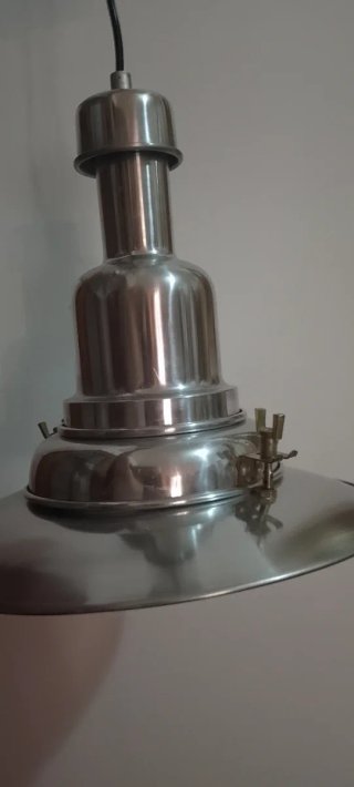 Lámpara colgante aluminio estilo industrial