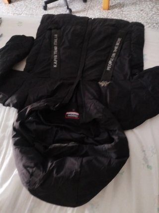 Chaquetón Kappa mujer negro