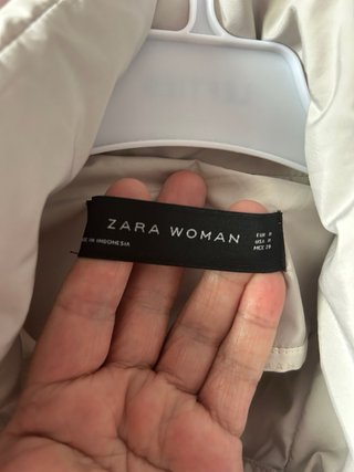 Chaqueta Zara Mujer Impermeable Talla M