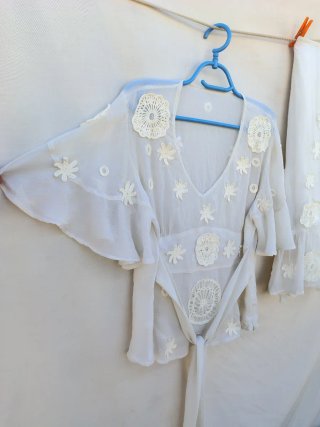 Pepe Arrellano Vintage Conjunto Vestido Talla XL