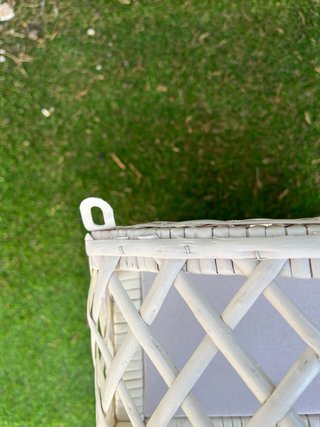 Mueble Mimbre Blanco Baño (Solo Jaén)