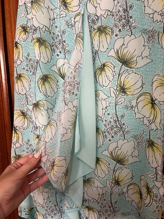 Vestido sin mangas con estampado floral