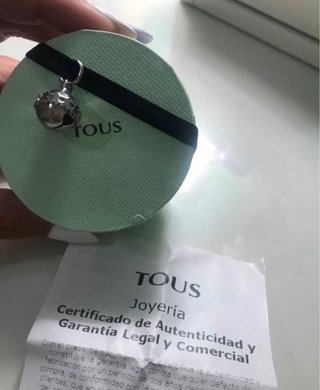 Pendientes Oso Tous Negro y Plata