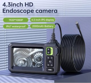 Endoscopio industriale HD con monitor LCD