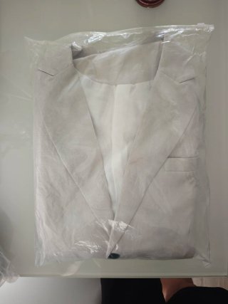 Traje de Lino Verano Beige y Gris
