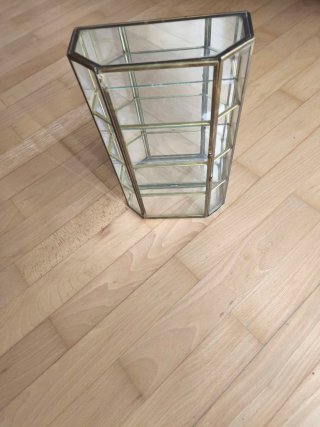 Vitrina Expositora Swarovski Cristal Dorada