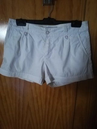 Pantalones cortos blancos Springfield mujer