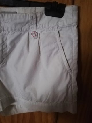 Pantalones cortos blancos Springfield mujer
