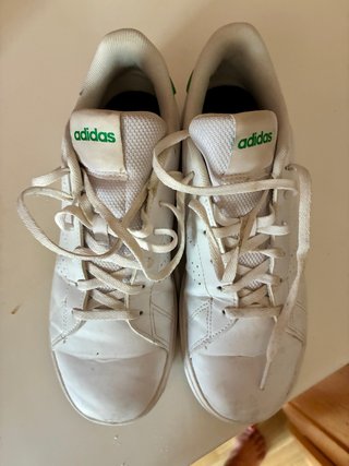 Zapatillas Adidas Blancas y Verdes