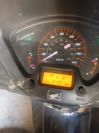 Honda Pantheon 125 Scooter Negra