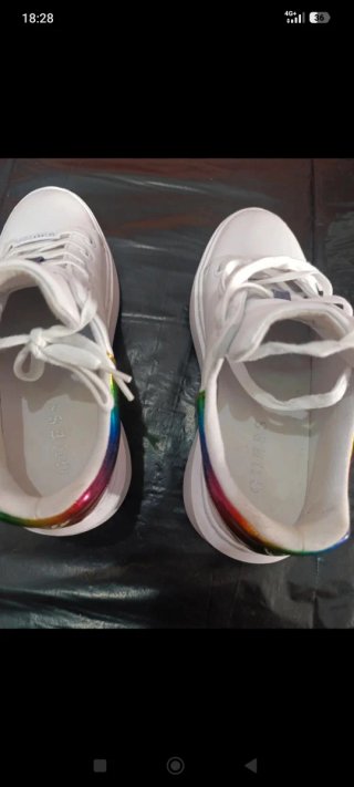 Zapatillas Guess Mujer Blancas Multicolor