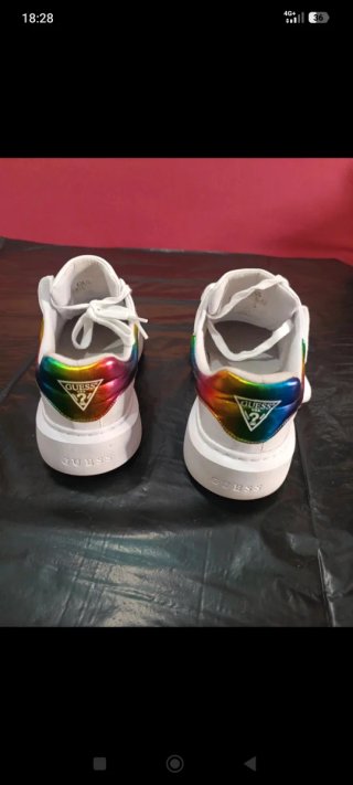 Zapatillas Guess Mujer Blancas Multicolor