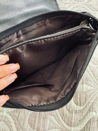 Bolso Rock Mujer Piel Sintética Negro