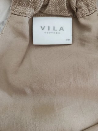 Peto falda beige