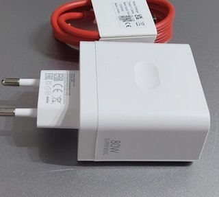 80W Cargador rápido y cable USB-C para móvil