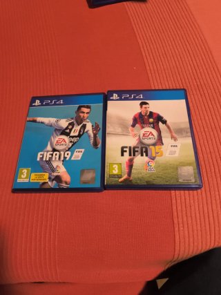 Juegos PS4 FIFA 19 y FIFA 15