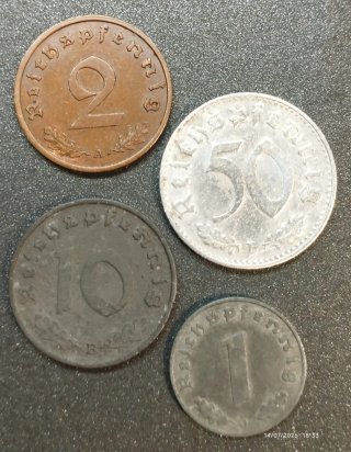 Monedas Alemanas III Reich Antiguas