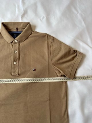 Tommy Hilfiger Slim Fit Piqué Polo M Camel