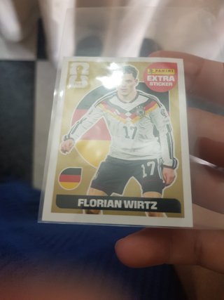 Florian Wirtz Extra Sticker Oro Mundial 2026