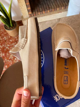 Mocasines Birkenstock Beige Talla 43