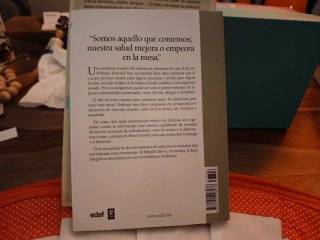 Lote 2 libros Alimentación