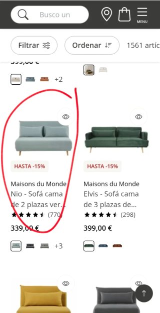 Divano letto compatto Teal
