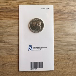 Cartera Moneda 12 Euros Plata Presidencia Europea