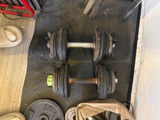 Discos Pesas y Mancuernas +50kg
