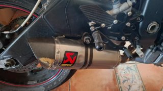 Escape akrapovic yamaha r6r 2007