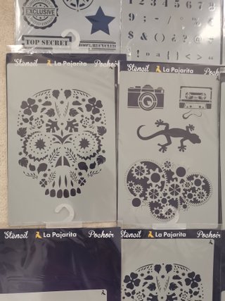 Plantillas Stencils Pintar La Pajarita