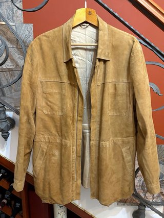 Giacca in vera Pelle Scamosciata Vintage