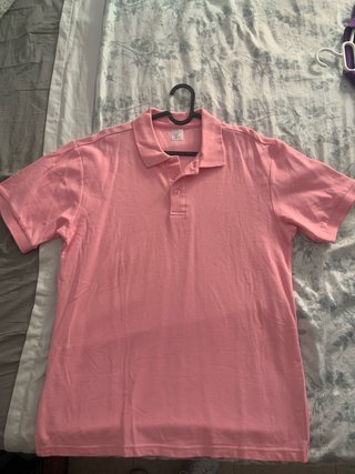 Polo rosa hombre