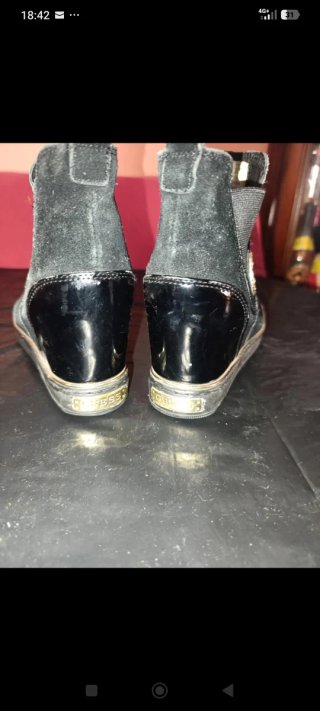 Botines Guess Mujer Negros