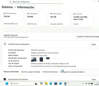 EN GARANTÍA hasta 2028!HP ProBook 440 G11 i5 ultra