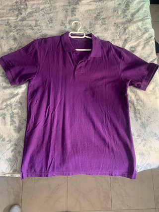Polo de hombre morado