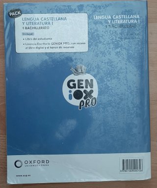 Lengua castellana y literatura I. Libro del est...