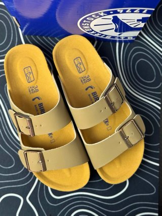 Sandalias Birkenstock Beige/Marrón