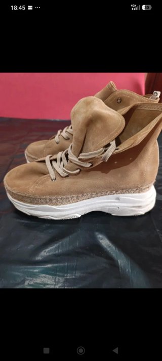 Botines mujer beige/marrón