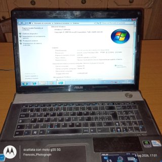 Notebook Asus 17 pollici