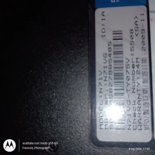 Notebook Asus 17 pollici