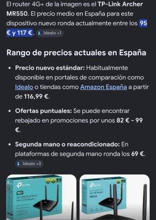 TP-Link AC1200 Dual Band Wi-Fi LTE Router (nuevo)