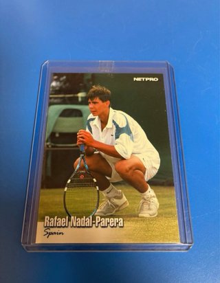 Rafa Nadal Tarjeta Rookie Netpro