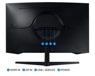 Monitor Curvo Gaming Samsung 32'' WQHD, 165Hz, 1000R