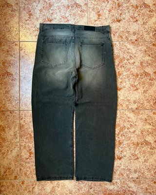 Vaqueros Anchos Gris Lavado Mockba - Talla 40