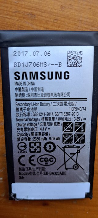 Bateria Samsung Galaxy A3 A320F 2017