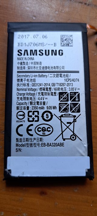 Bateria Samsung Galaxy A3 A320F 2017