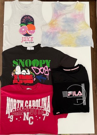 Lote 5 Camisetas Bershka