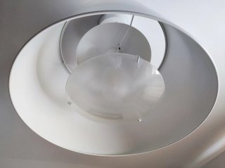 Lámpara de techo blanca